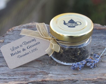Tea Favors, Tea Party Favors, Love is Brewing, A Baby is Brewing, Tea Wedding Favors, Bridal Shower Favors, Bridal Tea Favors