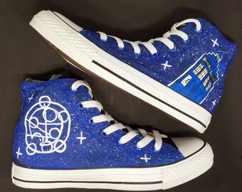 Dr Who Converse Tardis Shoes