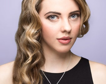 Nicotine Molecule Necklace - Silver