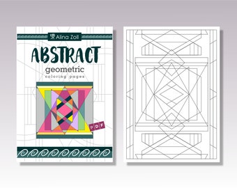Coloring Book for Adults Geometric Adult Coloring Pages Coloring Book for Adults Geometric Adult Coloring Pages