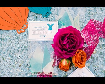 Mermaid treat toppers