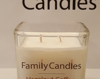 Family Candles - Hazelnut Coffee 7.5 oz Double Wicked Soy Candle