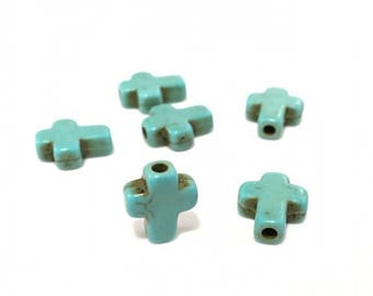 X 2 cross beads 10x8mm ❤ ❤