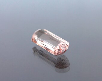 Lilac Pink Morganite loose gemstone from Brasil Fancy cut gemstone for jewelry making Natural faceted morganite