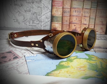 Steampunk goggles, vintage goggles, victorian goggles, aviator goggles, steampunk glasses, mad max goggles, cosplay goggles