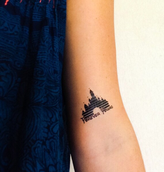 2 Disney Castle Temporary Tattoos GeekTat