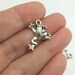 BULK 50 Frog Charms, Silver Frog Charms, Animal Charms, Bulk Charms (5-1051)