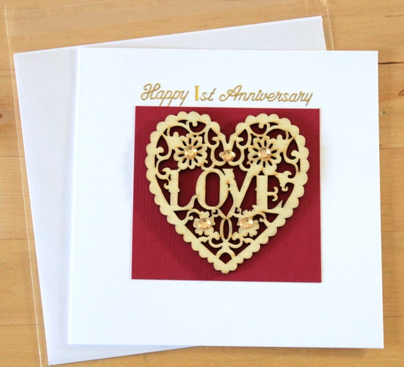 1st 2nd 3rd 4th 5th 6th 7th 8th 9th 10th anniversary card