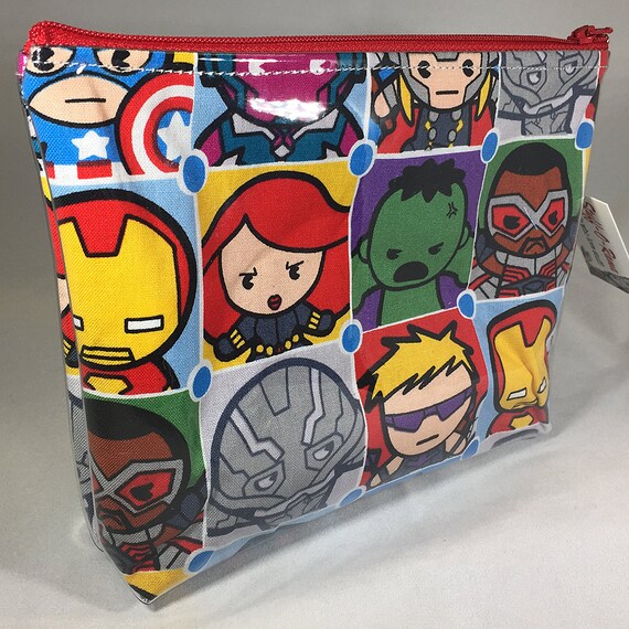 Make Up Bag Marvel Avengers Icons Cosmetic Bag Zipper Pouch