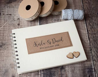 small wedding guest books