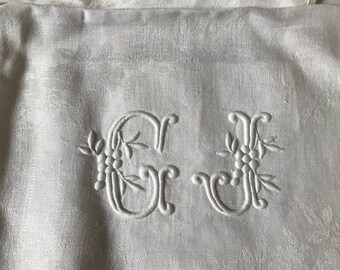 Vintage French napkins