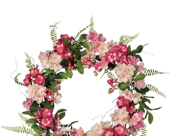 Cherry Blossom Wreath 22"