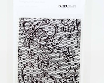 KaiserCraft Background Collection Clear Stamps -- Acrylic -- Lace