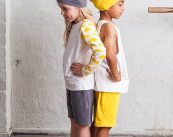 GOTS organic cotton harem shorts