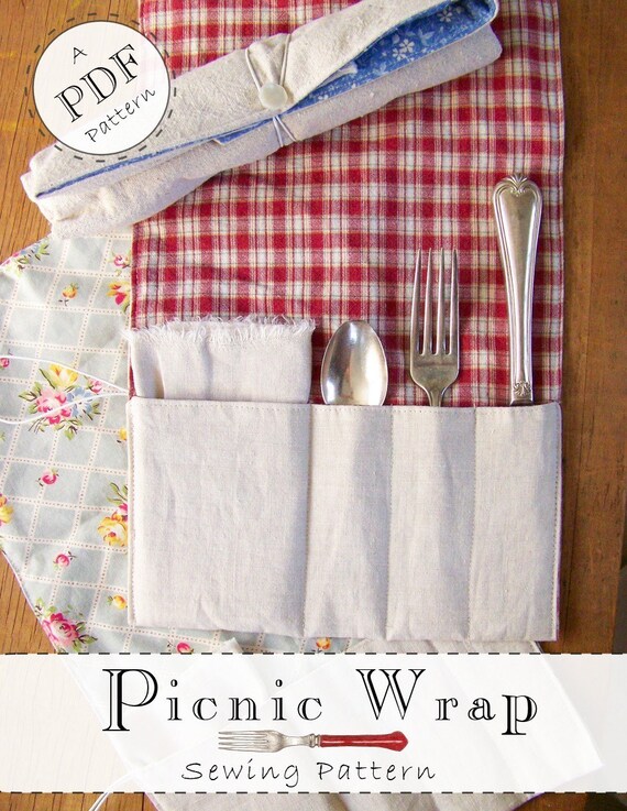 Picnic Wrap Pattern Digital File Printable PDF