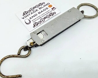 Vintage spring balance scales, 25lb scales, LITTLE SAMSON spring balance scales, vintage fishing scales, pocket scales, vintage scales #3