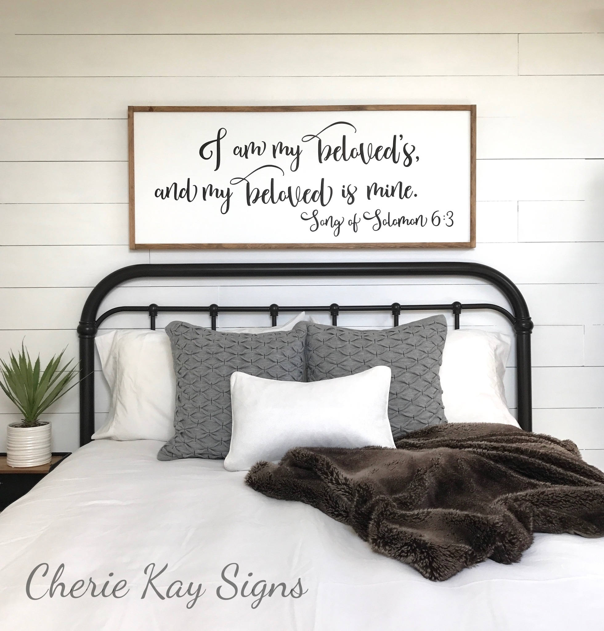 master bedroom sign i am my beloveds bedroom wall decor