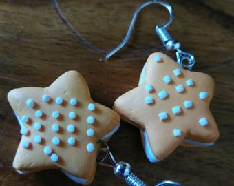 Ice Cream Sandwich Earrings