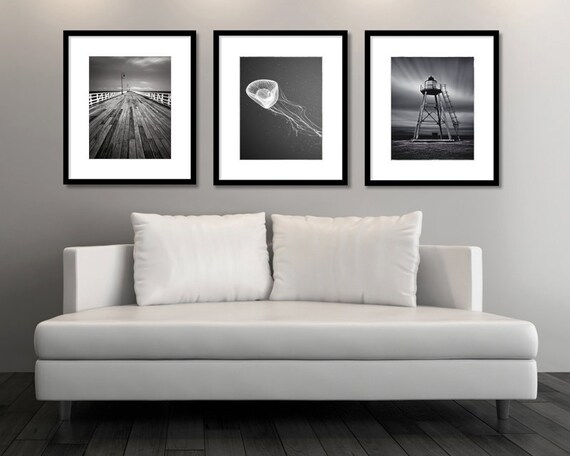 Set of 3 prints Set of 3 wall art Nautical Wall Art Set