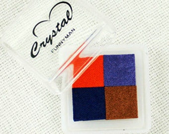4 Colors Water-Based Mini Ink Pad Ver. 03 (1.4 x 1.4in)