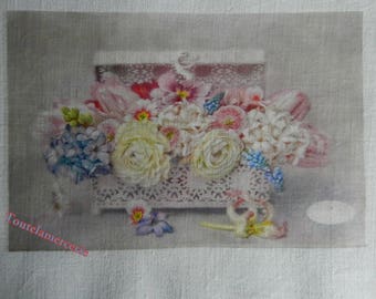 transfer. Very chic transfer 219 box filled with flowers