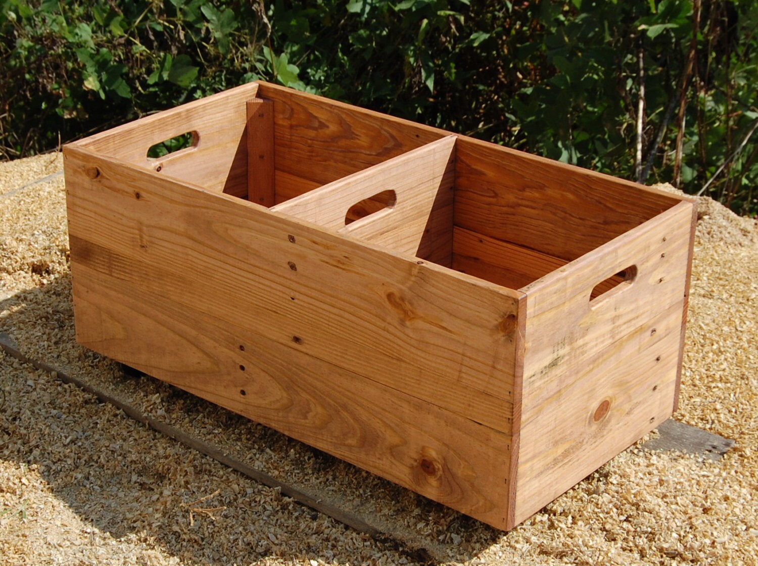 wooden crate for toys