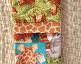 Jungle Animals - Travel/Toddler Pillowcase