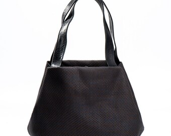 black canvas tote bag - black canvas bag - small canvas bag - small shoulder bag - black evening bag - evening purse - CFS2L