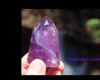 Amethyst Quartz Point Crystal #2