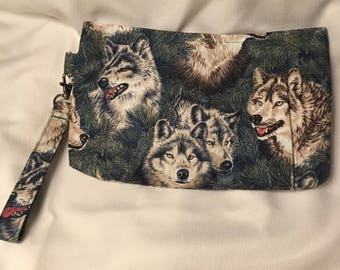 Charmed Wolf Pack Wristlet Clutch