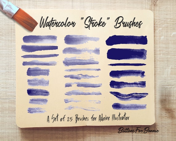 watercolor brush illustrator