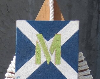 Signal Flag "M" nautical print