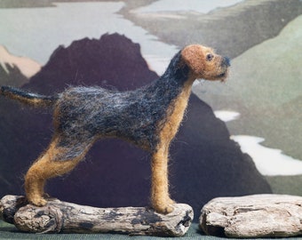 Border Terrier - Needle Felted, One Of A Kind, Hand Made
