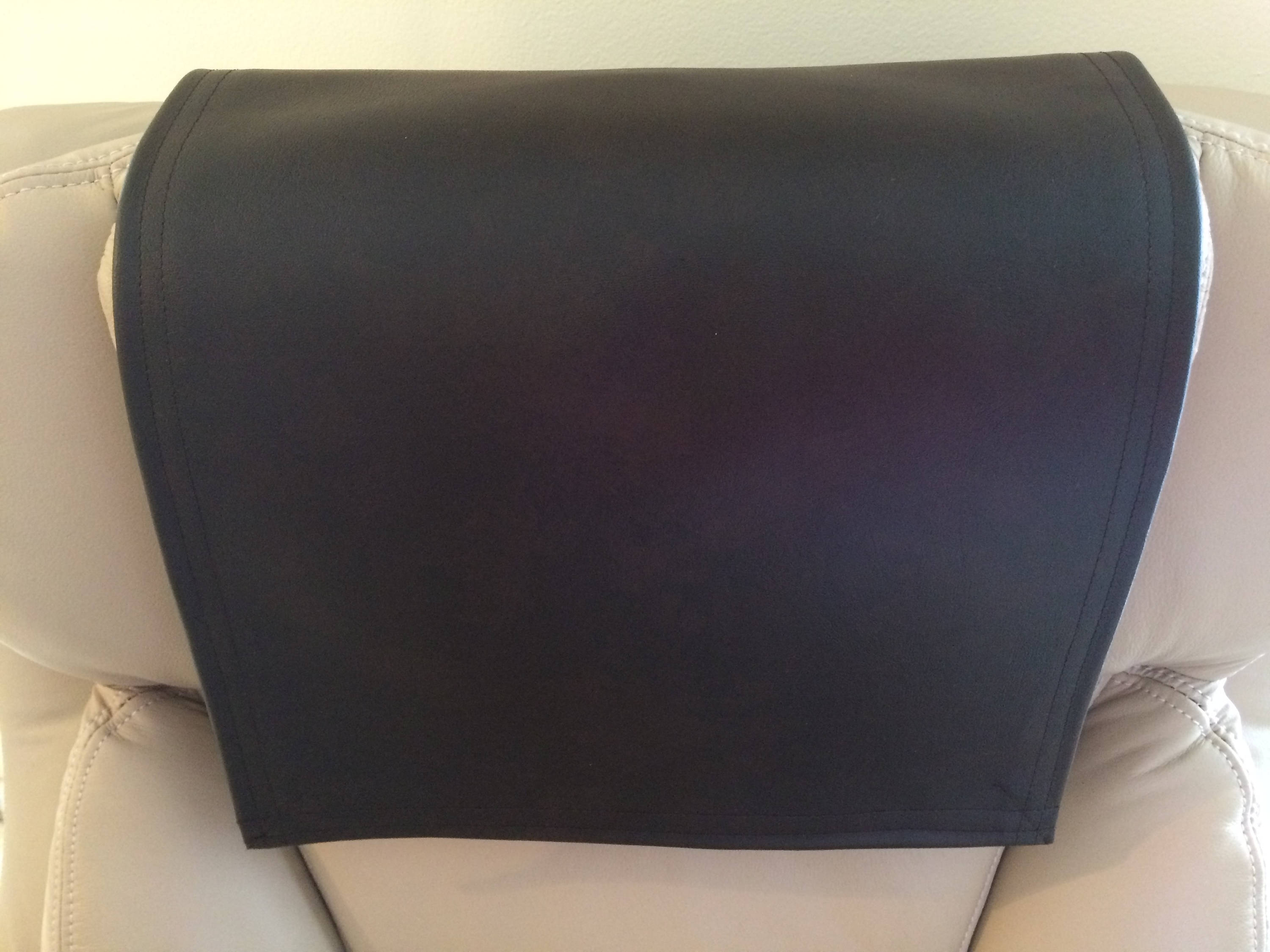 Vinyl Recliner Headrest Cover Chair Head Pad Furniture