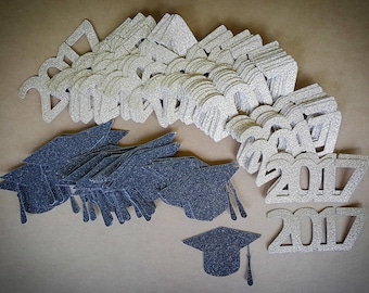Graduation Party Decorations / 100 Count / Custom Colors And Year / You Choose / Graduation Confetti / Graduation Party Ideas