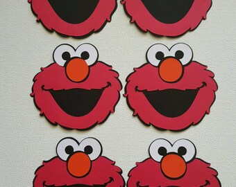 Elmo Die Cuts Set of 6