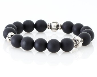 DiziMax Real Onyx Stone Bracelet for Men and Women - EDHO+
