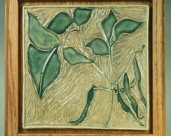 Green Beans in the Garden Tile