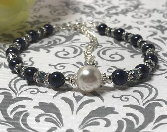 Swarovski pearl bracelet