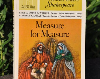 Measure For By William Shakespeare Folger Library Published Washington Square Press 1965 Measure For By William Shakespeare Folger Library Published Washington Square Press 1965