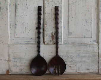 Vintage fork and spoon wall decor | Etsy