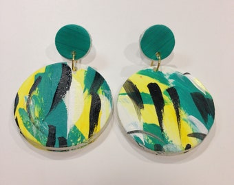 Circle drop earrings - 'Collingrove'