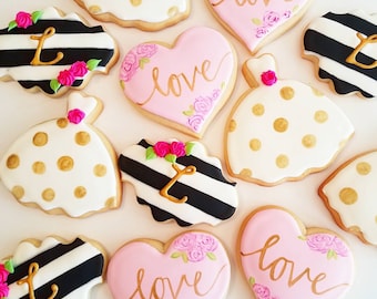 Kate Spade Cookies, Wedding, Bridal