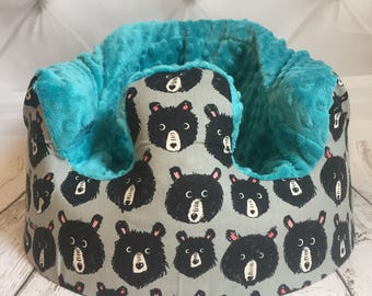 Teddy Bear Teal Bumbo Cover