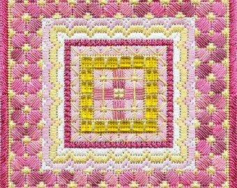 Sparkle 1! Geometric Needlepoint Design Complete Kit