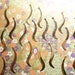 24 Goldplated 35mm Squiggle Earring Dangles Findings