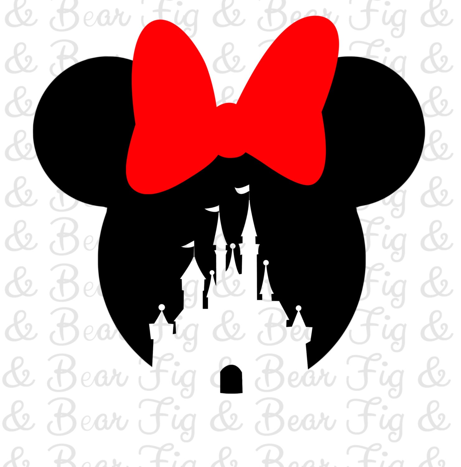 Download Disney Minnie Mouse Castle Shirt Iron on Transfer for Girls