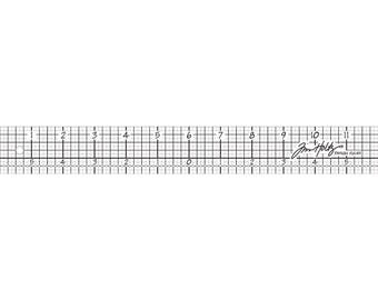 Tim Holtz Idea-Ology Design Ruler Piercing Ruler