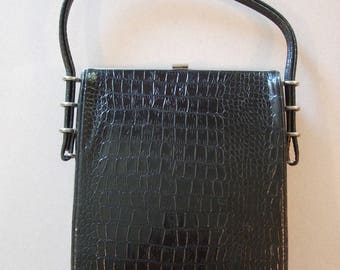 Vintage Dover Faux Snake Skin Handbag, Purse