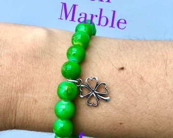 Customised charmed stacking bracelets